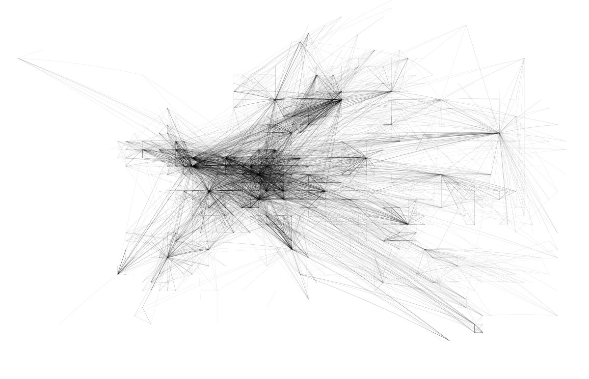 Internet map city to city conmections_chrisharrison.net